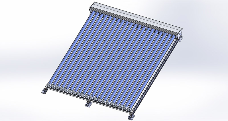 Coletor solar de qualidade autêntica com tubo de vácuo, 