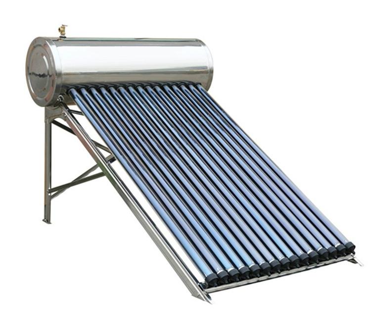 Aquecedor solar de água de tanque duplo, 