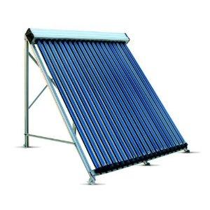 Coletor solar de tubo evacuado com refletor, 