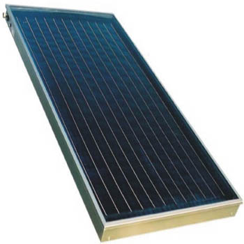 Sistema de coletores solares de placa plana, 