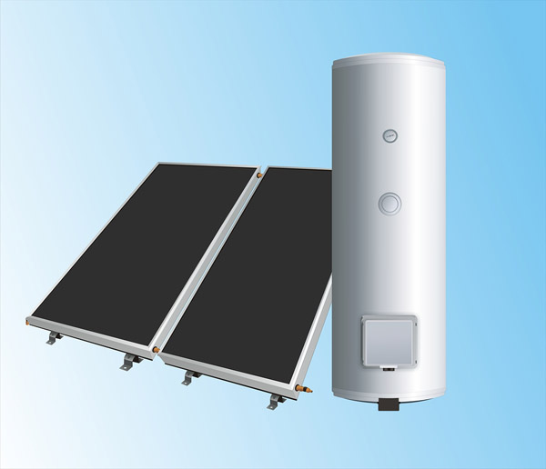 Coletor de painel solar com rolamento pressurizado, 