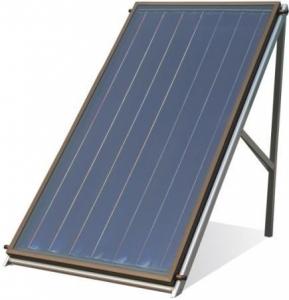 Placa plana solar em alumínio