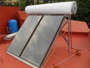 Sistema solar de telhado para aquecedor de água