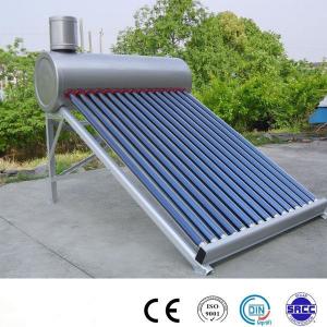 Aquecedor solar de água galvanizado por termossifão